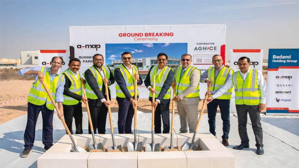 Ground breaking ceremony of A-MAP’s state-of-the-art business park in the Sajjaa industrial area, Sharjah