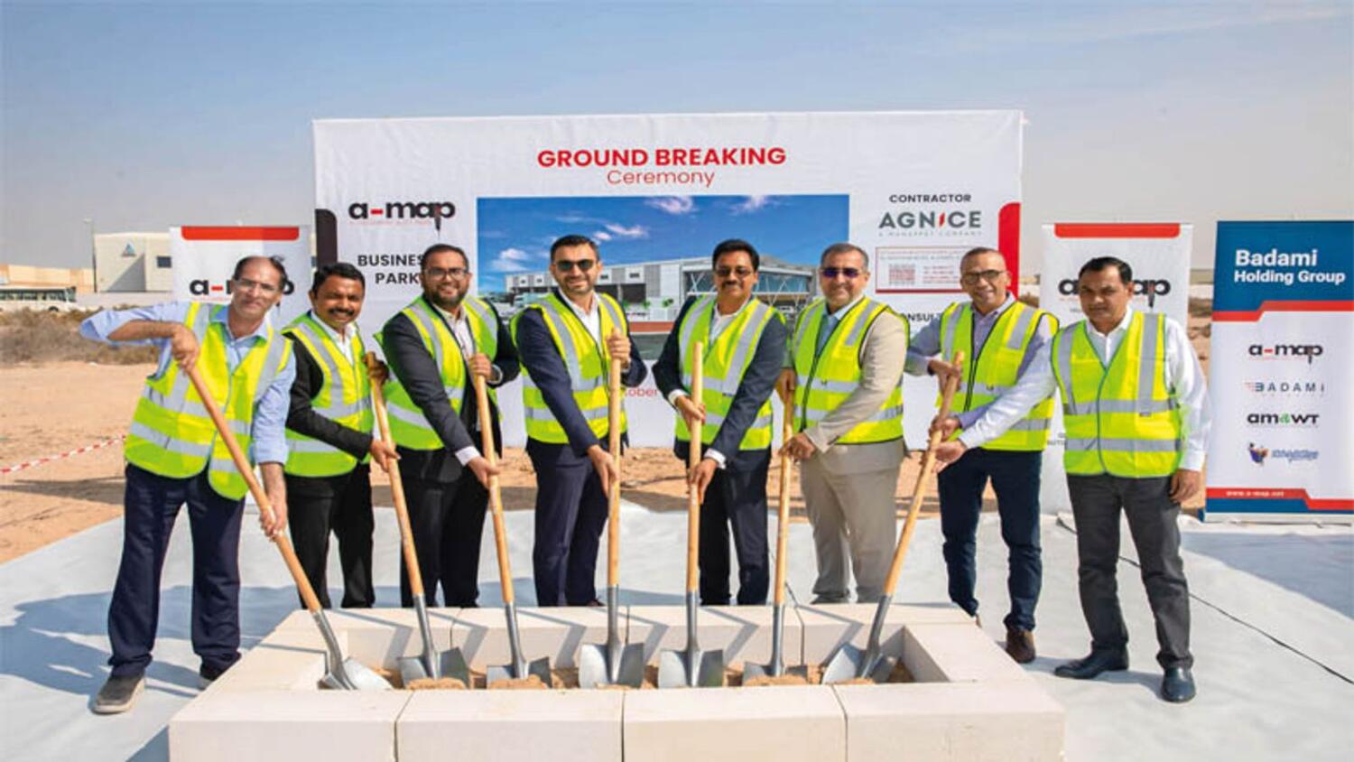 A-MAP lays foundation for business park in Sharjah